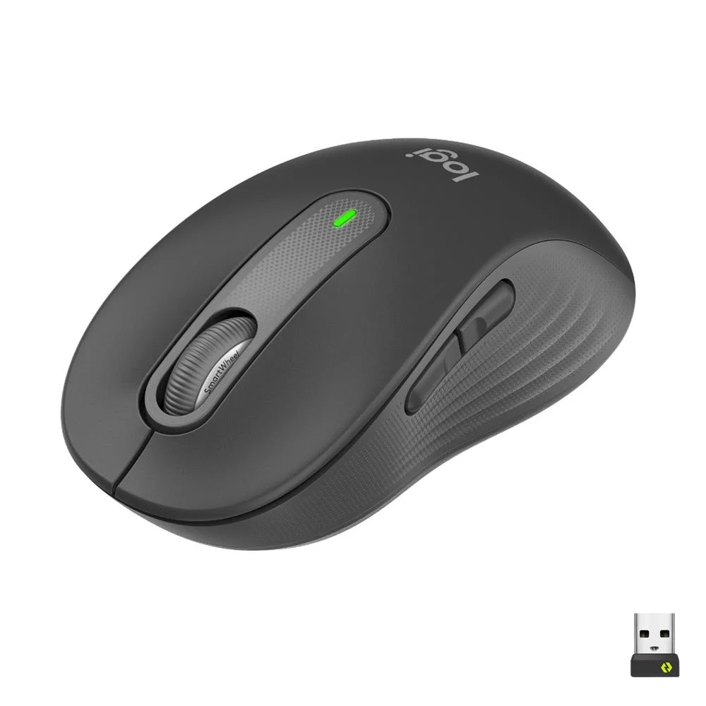 Rato Óptico Signature M650 Wireless/Bluetooth 2000dpi Graphite - Logitech