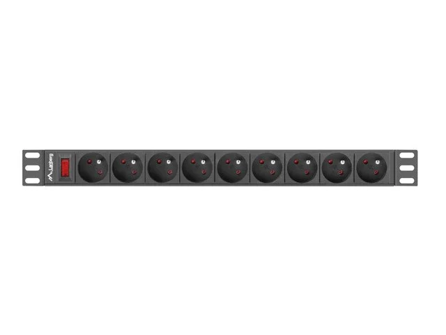 Lanberg -09e-0300-Bk Pdu 9 Tomada (S) Ca 1u Preto