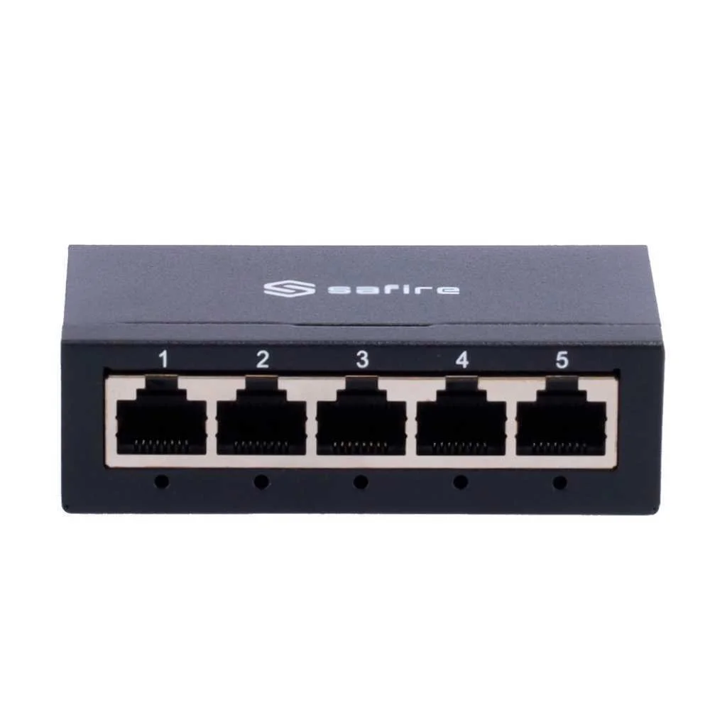 Switch de Mesa - 5 Porta Gigabit - Velocidade 10/100/1000 Mbps - Plug &Amp; Play - Tecnologia de Pou