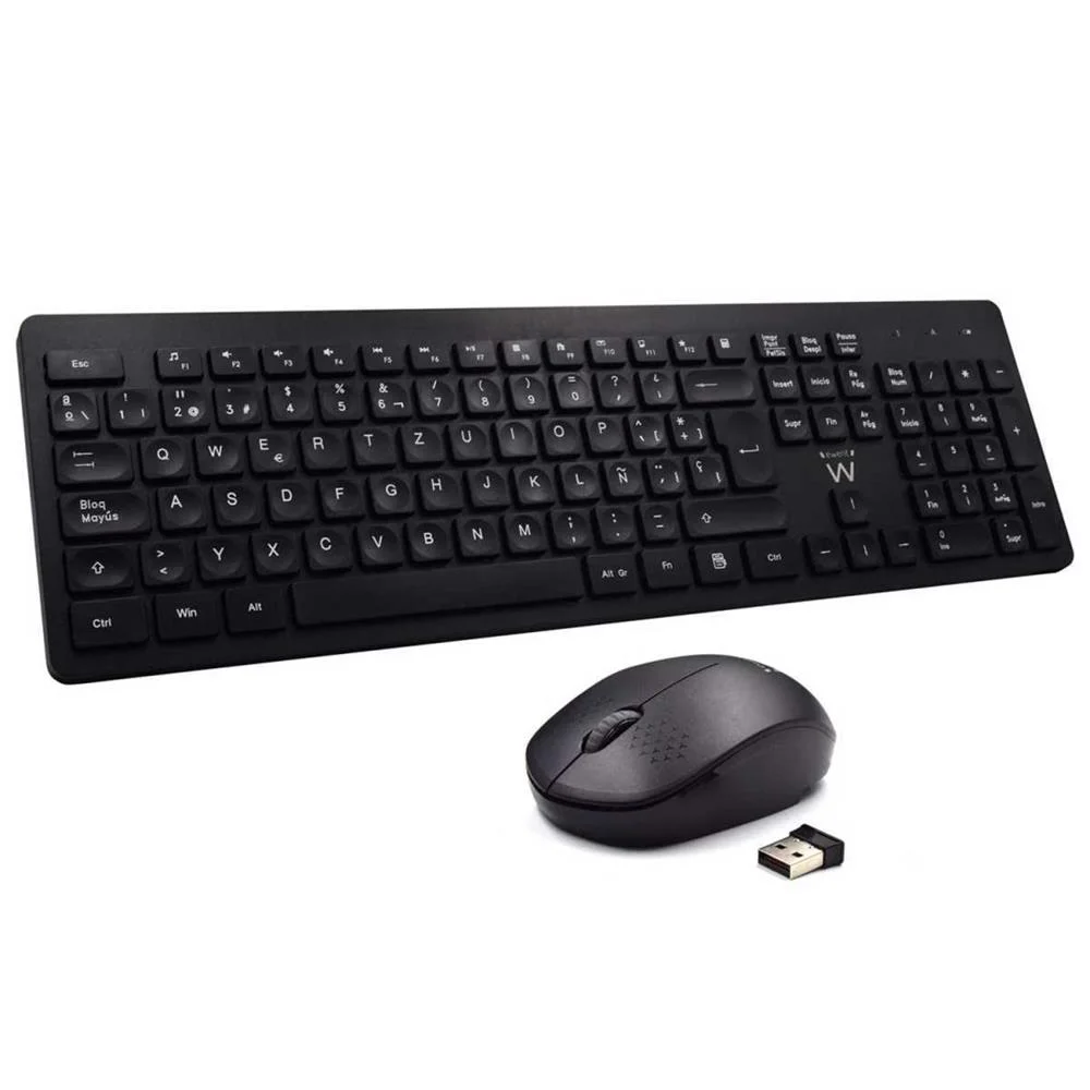 Ewent Ew3256 Teclado Rato Incluído Rf Wireless Qw.