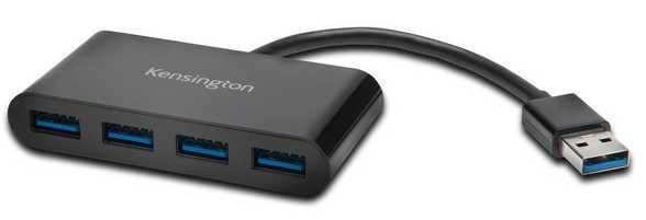 Kensington Uh4000 Usb 3.0 Concentrador de 4 Puert.