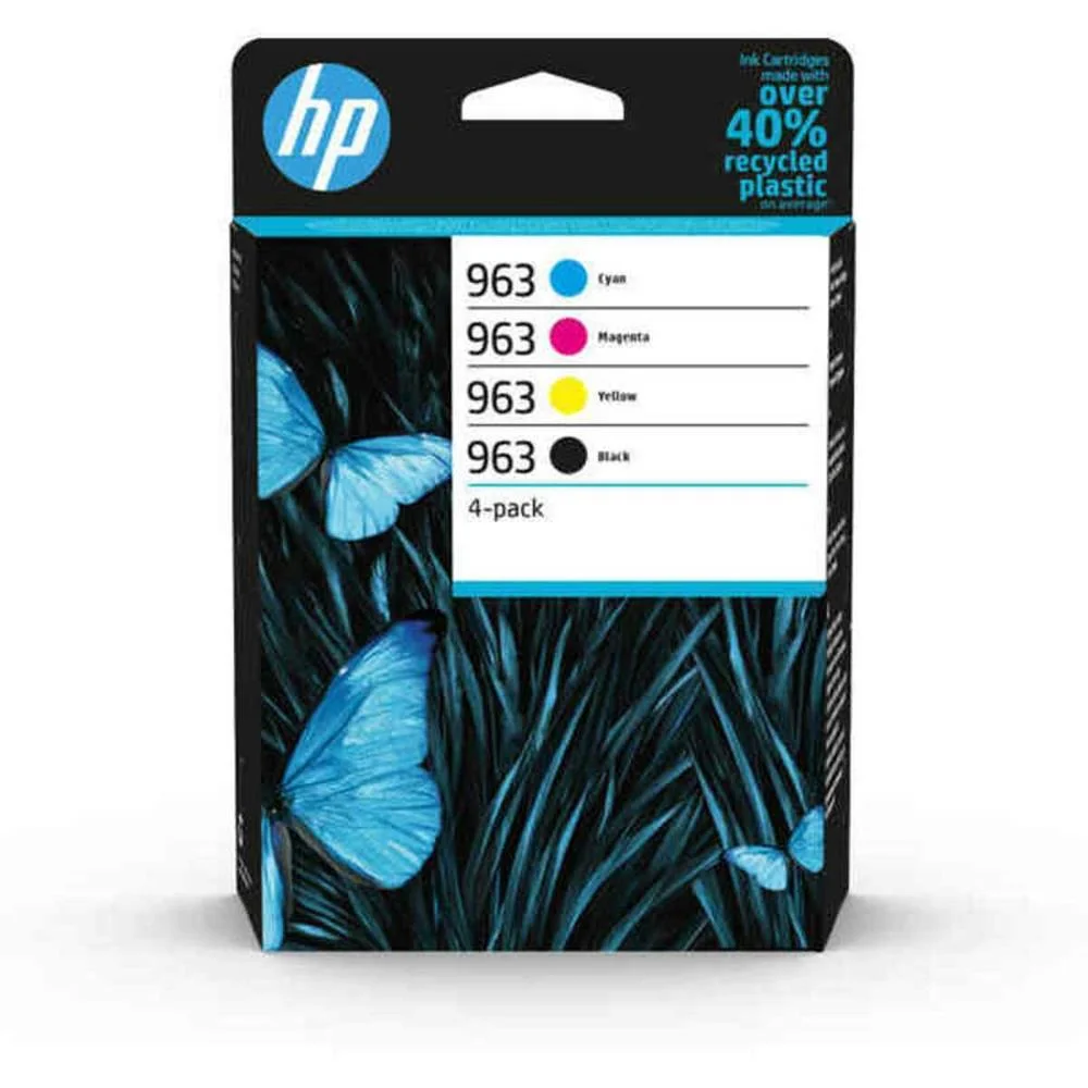 Tinta Hp 963 Pack Ahorro Negro Cian Magenta Amari.