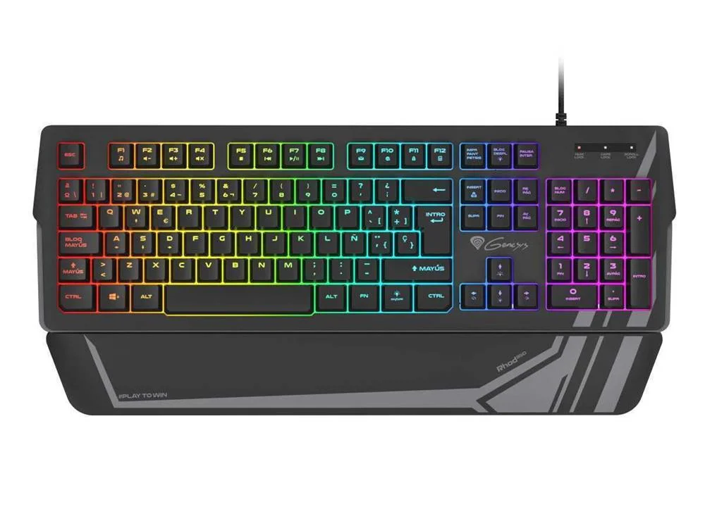 Teclado Gaming Genesis Nkg-1729 Qwerty Espanhol 