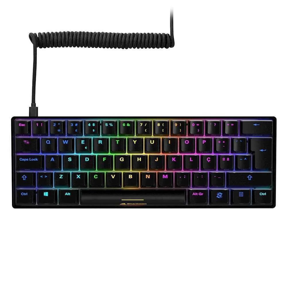 SHARKOON SGK50 S4 TECLADO USB QWERTY PORTUGUÊS PR.
