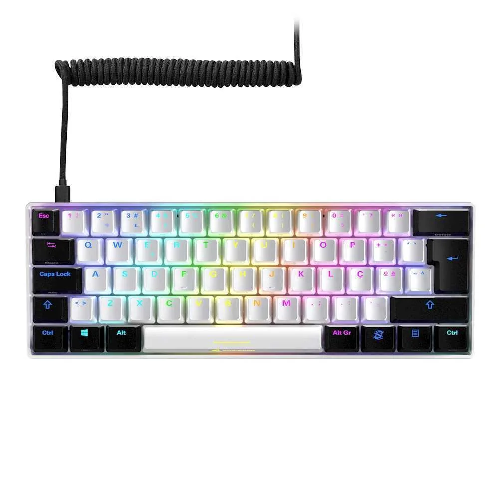 SHARKOON SGK50 S4 TECLADO USB QWERTY ESPANHOL BRA.