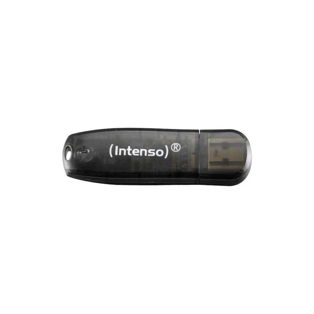 Usb-Stick 16gb Intenso 2.0 Rainbow Line Schwarz