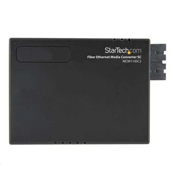 Conversor de Rj45 a Fibra Óptica Startech Mcm110s.