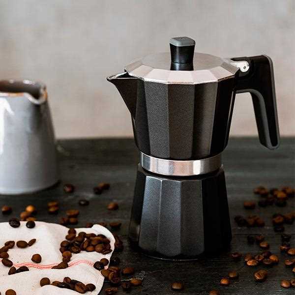 Cafetera Italiana Black Edition Bra