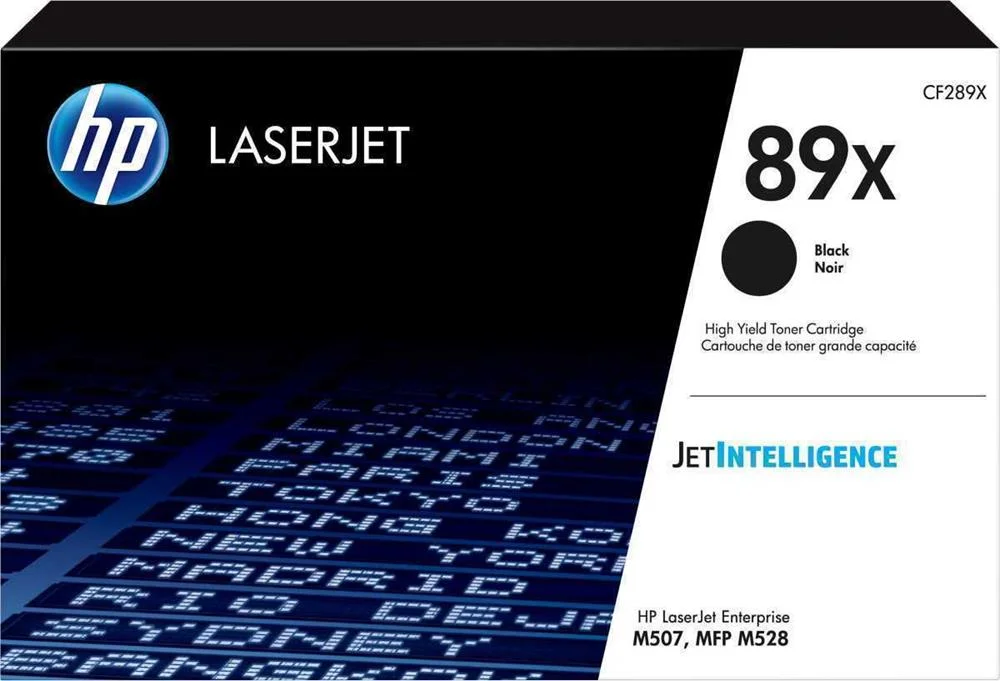 Hp Toner Cartridge Cf289x High Capacity No. 89x Black