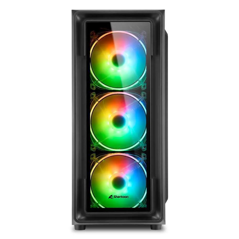 Sharkoon Gehäuse Tk4         RGB    Atx       1xglas Schwarz