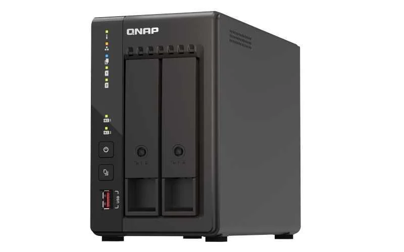 Qnap Ts-253e Nas Tower Ethernet Lan Preto J6412