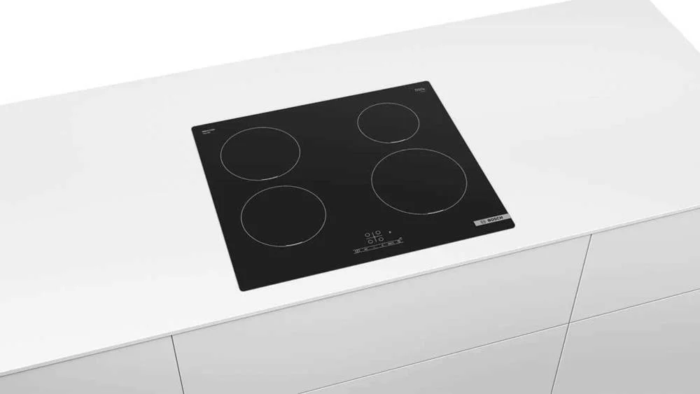 Bosch Serie 4 Pue611bb5e Hob Black Built-In 60 Cm Zone Induction Hob 4 Zone(S)