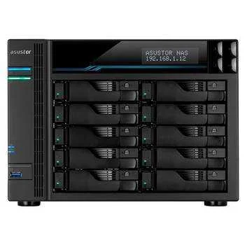NAS ASUSTOR 10 Bay ATOM C3538 Quad-Core, 8GB DDR4.