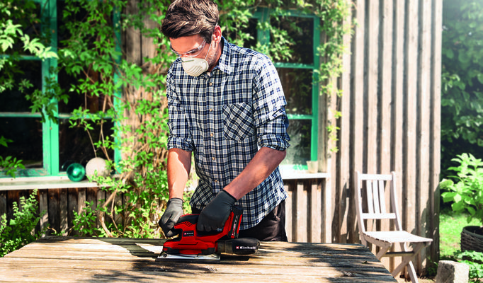 EINHELL TE-OS 18/230 LI SOLO LIXADEIRA DE CINTA 1.