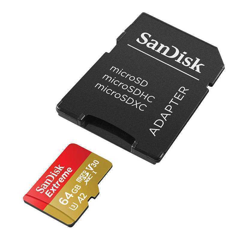 Cartão de Memória Extreme Microsdxc 64gb + Adaptador - Sandisk