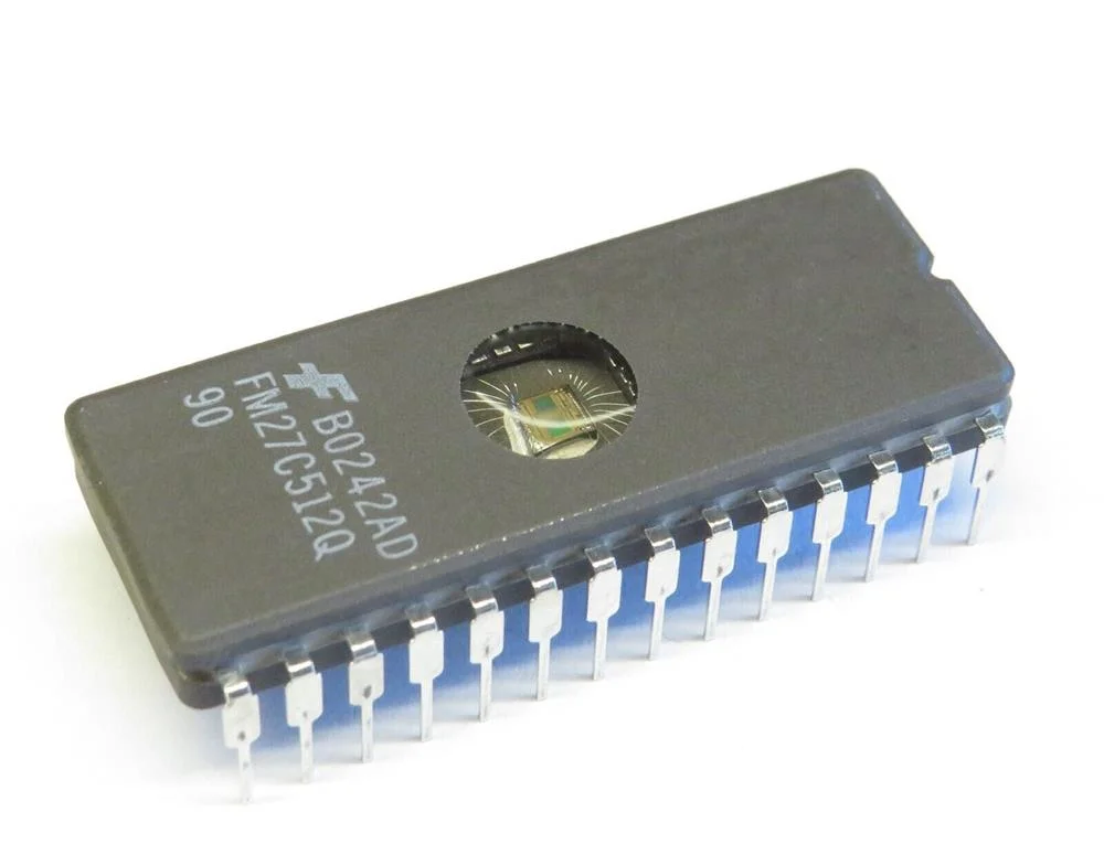 IC Cmos 524/288-Bit (64K X 8) FM27C512Q-90