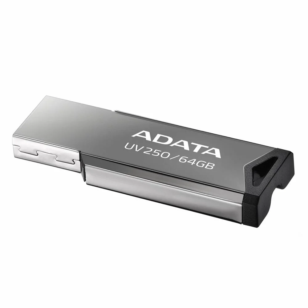 ADATA UV250, 64 GB, Flash compacto, Prateado
