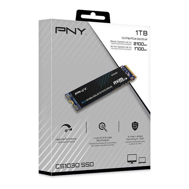 Ssd    1tb Pny      M.2  Pci-E   Nvme Gen3 Cs1030 Retail