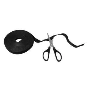 Fita em Velcro de Cor Preta para Utilização em Ca.
