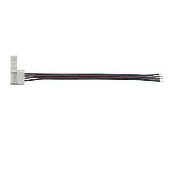Cabo com 1 Conector de Pressão para Cinta de Leds.