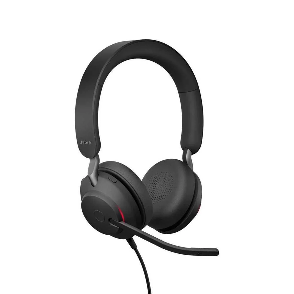 Jabra Evolve2 40, Uc Stereo Auscultadores com Fio.