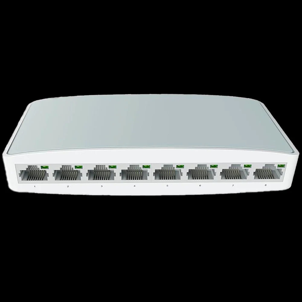 Switch de sobremesa - 8 puertos Fast Ethernet - V.