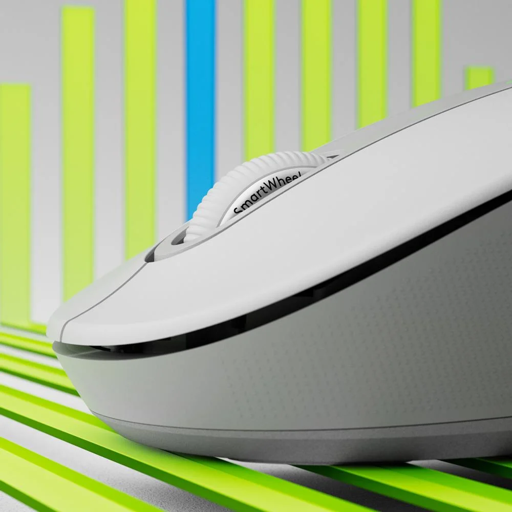 Rato Óptico Logitech Signature M650 L (Left Hand) Wireless/Bluetooth 2000dpi Off-White