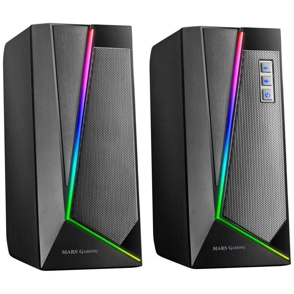 Altavoces Con Bluetooth Mars Gaming Ms7/ 20w/ 2.0/ Negros