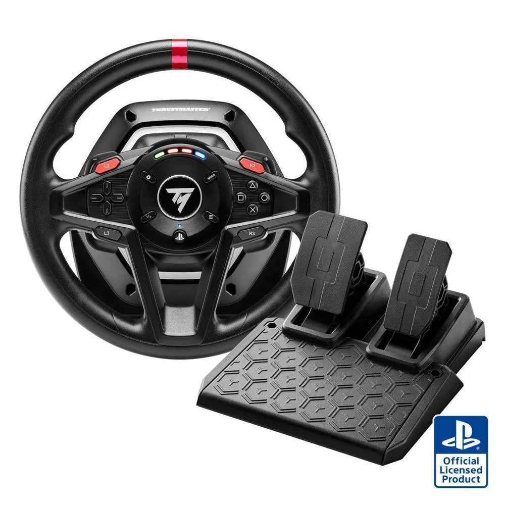 Thrustmaster Volante + Pedales  T128 para Ps5 / P.