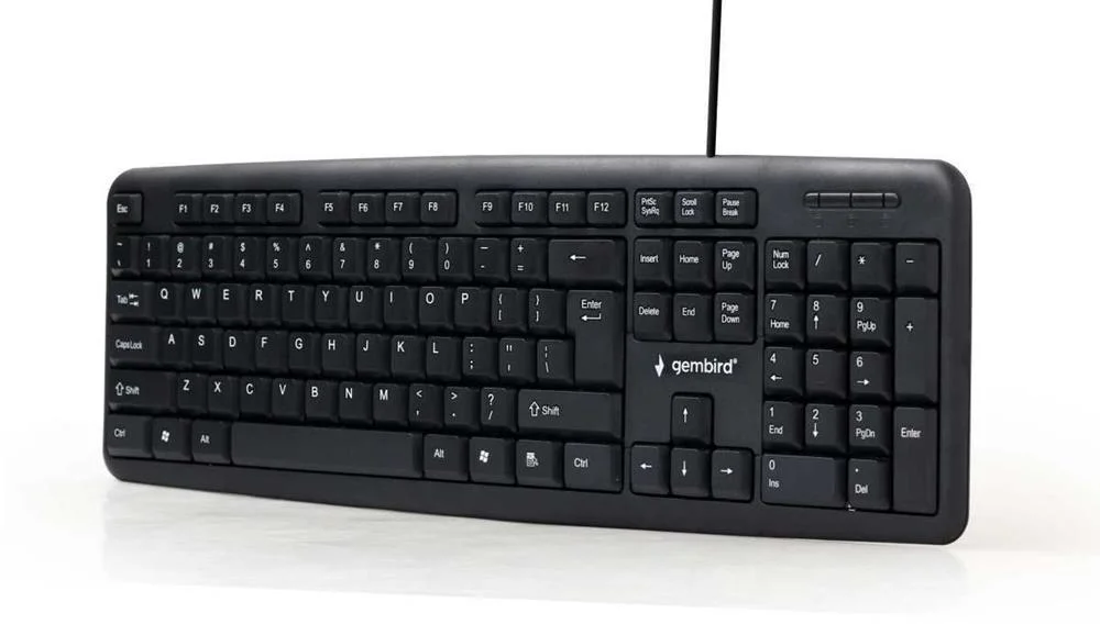 Teclado Gembird Usb Negro Diseño Eeuu