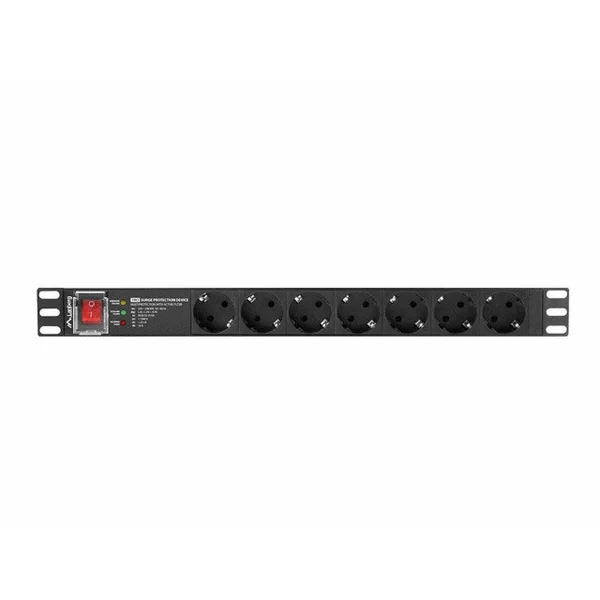 Lanberg Power Strip Pdu Rack 19  (1u  16a  7x Shuko  2m)