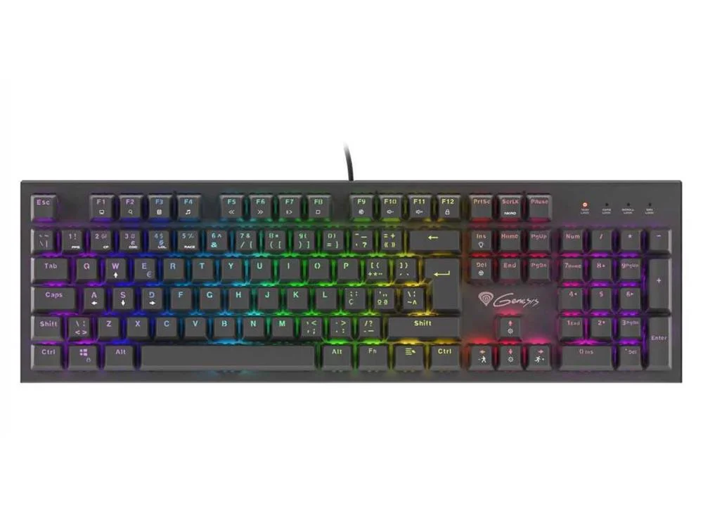 Teclado Gaming Genesis Nkg-1818 Qwerty Português 