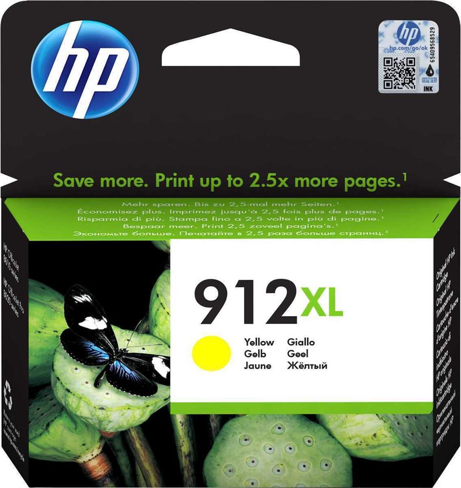 Tinteiro Hp 912xl High Yield Yellow - 3yl83ae