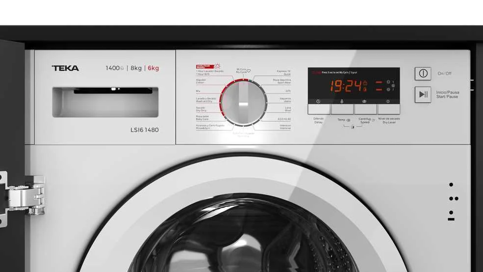 Máquina de Lavar e Secar Roupa Lsi6 1480 8/6kg 1400rpm Branco - Teka
