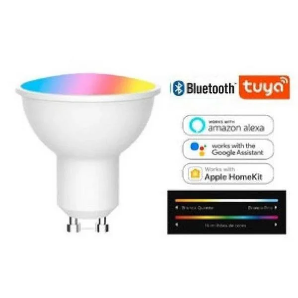 Lâmpada LED Gu10 Wi-Fi Ip20 5,5W RGBCWW 345Lm