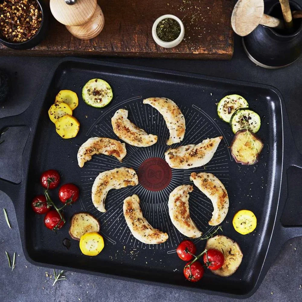 Tabuleiro Tefal Grill Robusta 26x32cm Preto