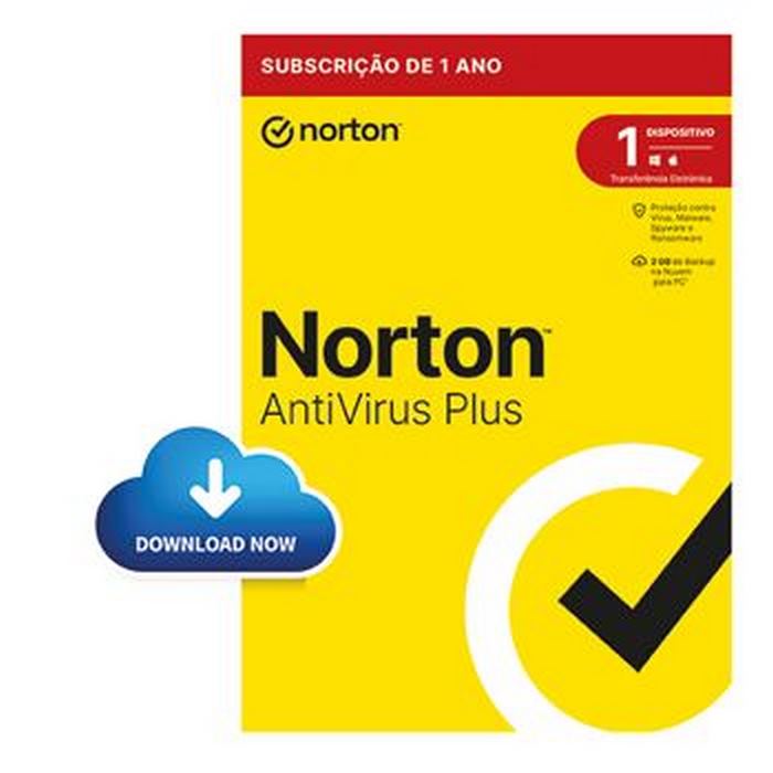 NORTON ANTIVIRUS PLUS 2GB PO 1 USER 1 DEVICE 12MO.