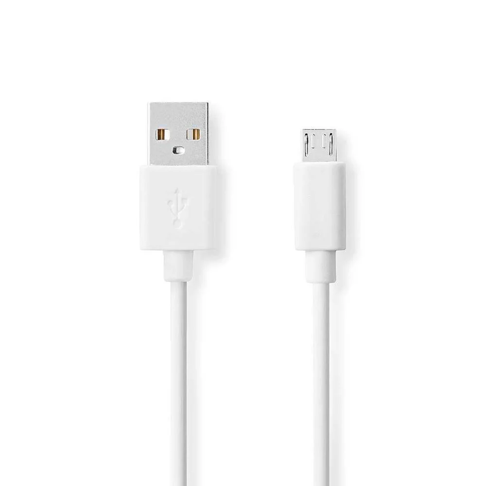 Nedis Ccgb60500wt10 Cabo Usb 1 M Usb 2.0 Usb a Mi.
