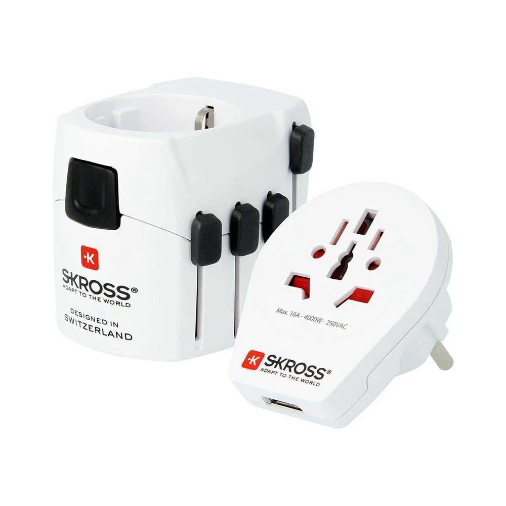 Skross Pro - World & Usb Adaptador de Energia Uni.