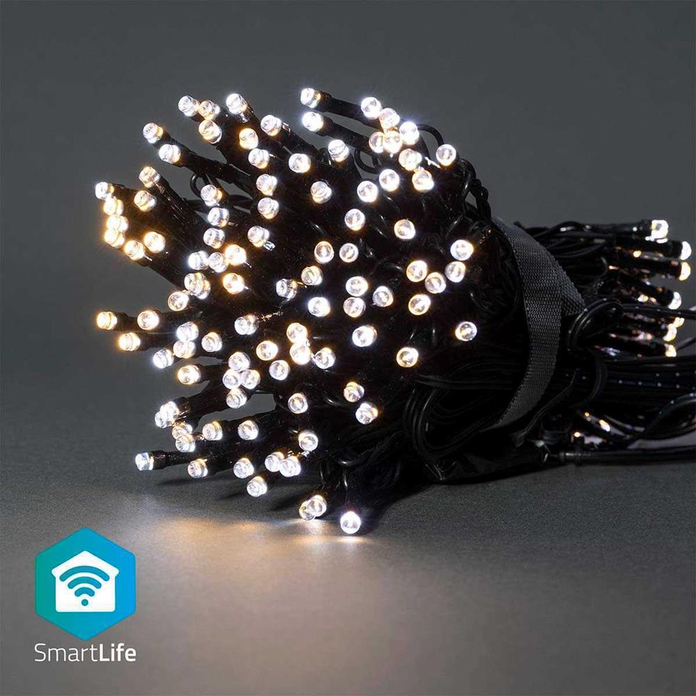 Iluminación Navideña Inteligente | Cuerda | Wi-Fi | Cálido a Frío Blanco | 200 Led's | 20.0 M | Andr