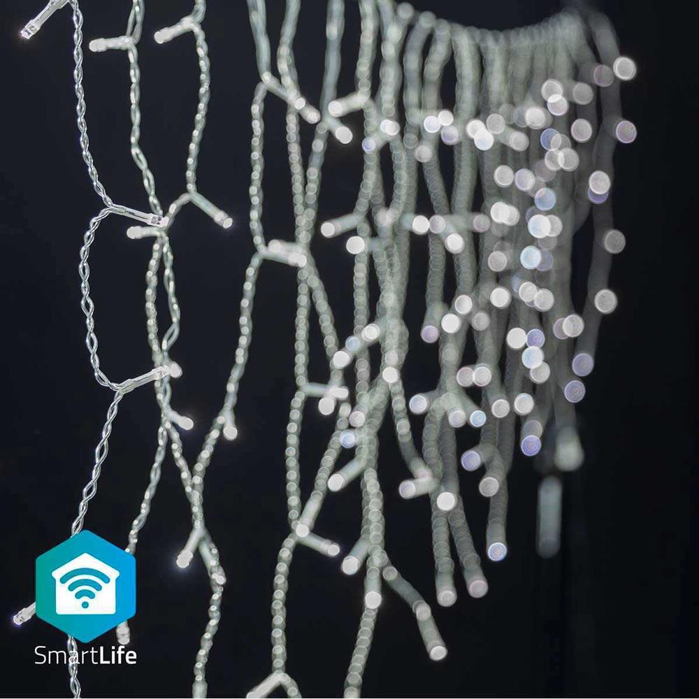 Iluminação Decorativa Nedis Smartlife Wi-Fi Cool White | 240 Leds | 5m | Android / Ios