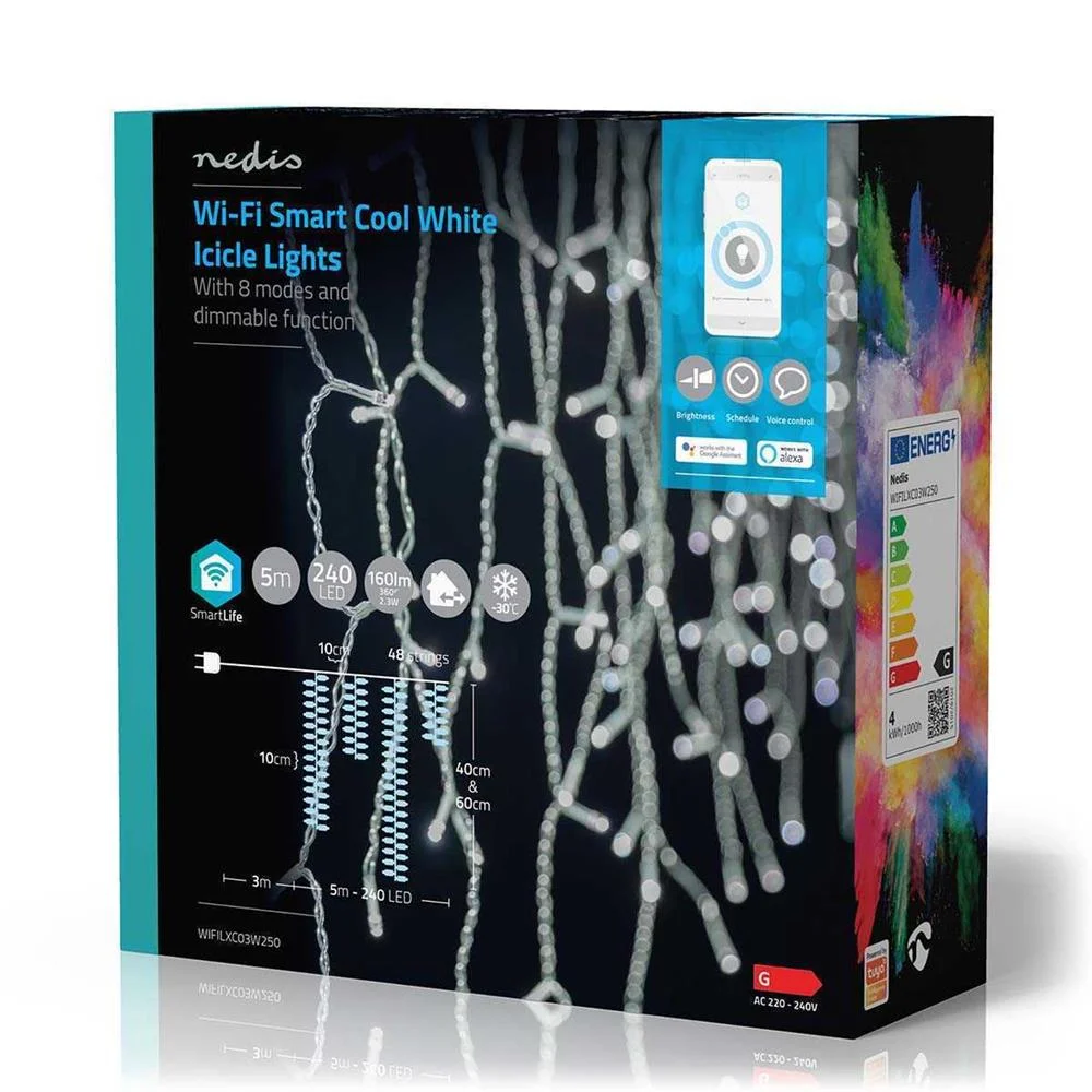Led Decorativo Smartlife | Carámbano | Wi-Fi | Bl.