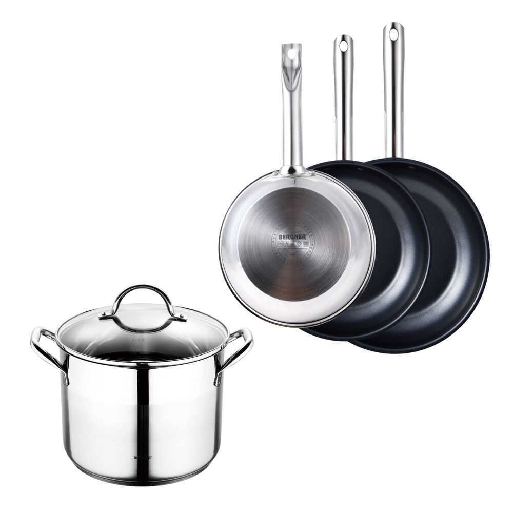 Set de Sartenes Bergner Cookware Gourmet (4 Pcs)