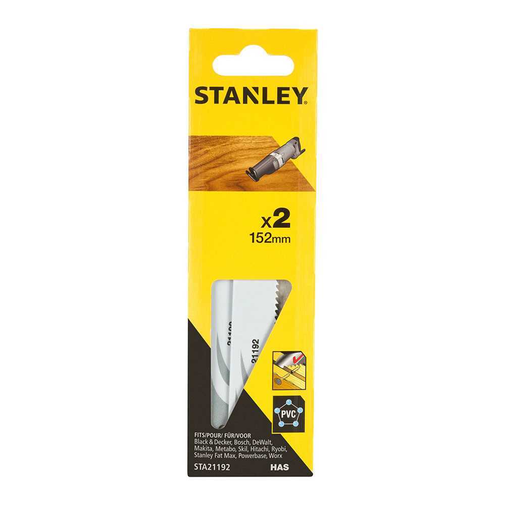 Pack 2 Folha Serra Sabre 15,2cm Corte Fino Sta211.