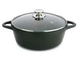 Cacerola Con Tapa Valira Black Ind 28cm