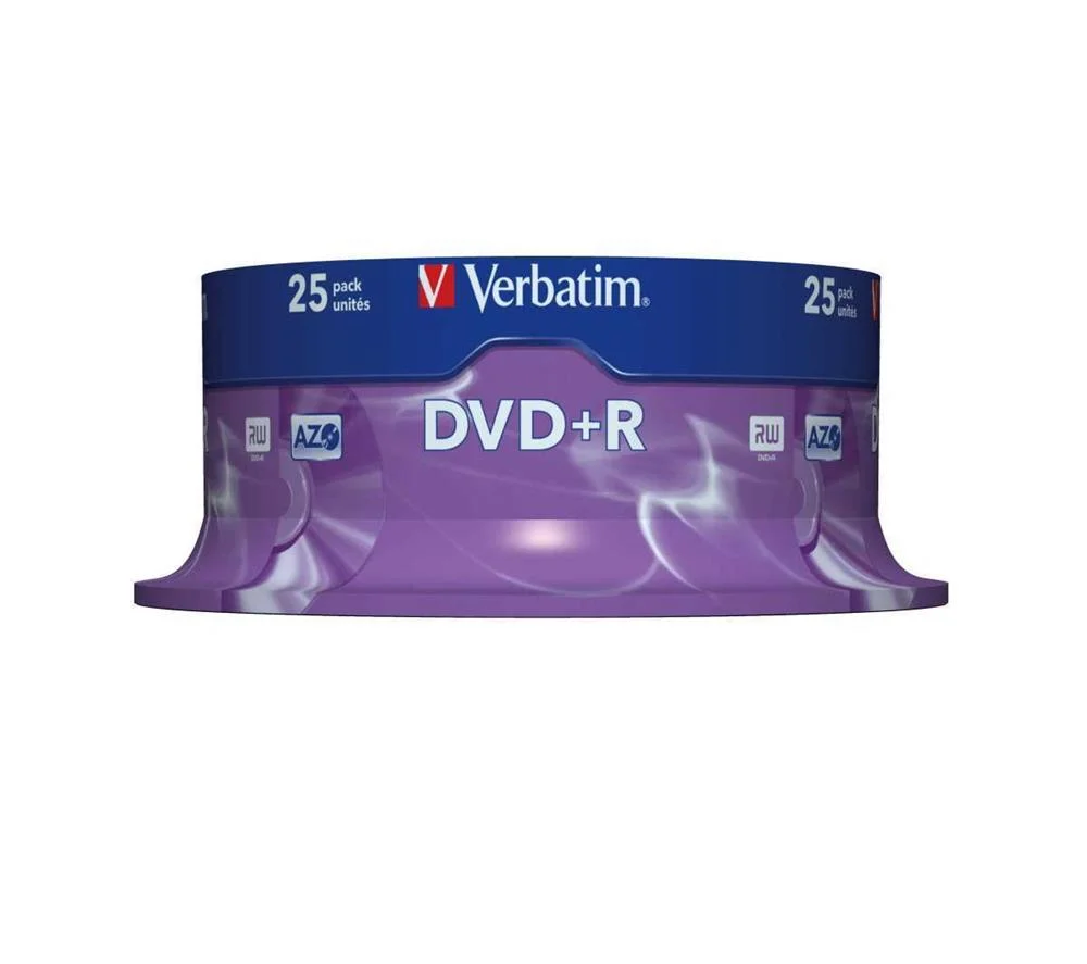 Dvd+R Verbatim Advanced Azo 16x/ Tarrina-25uds