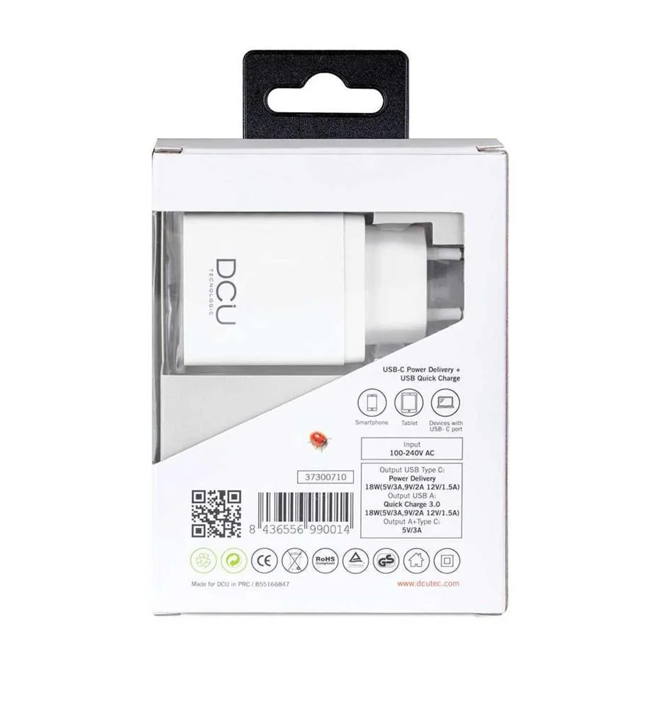 Carregador Usb Dcu 18 W Usb 3.0 Qc X 1 