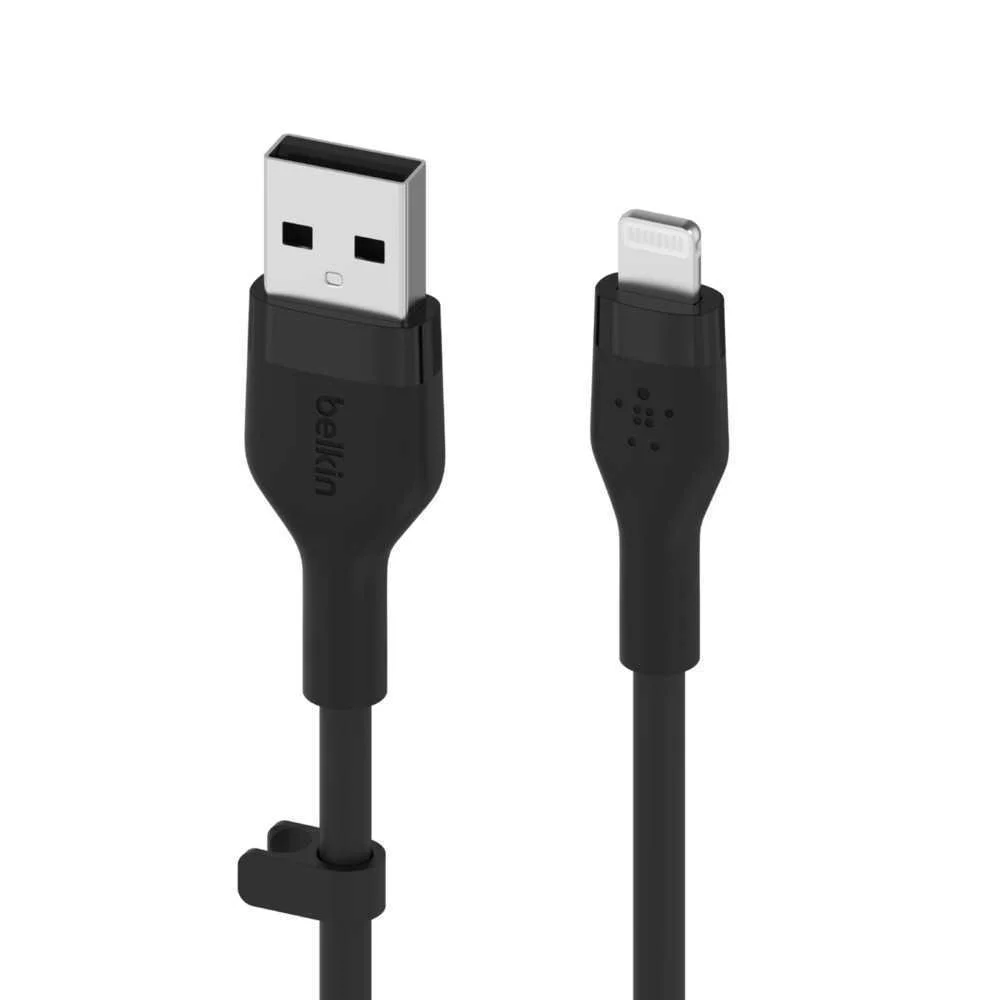 Belkin Flex Lightning/Usb-A 1m Mfi Cert., Black Caa008bt1mbk