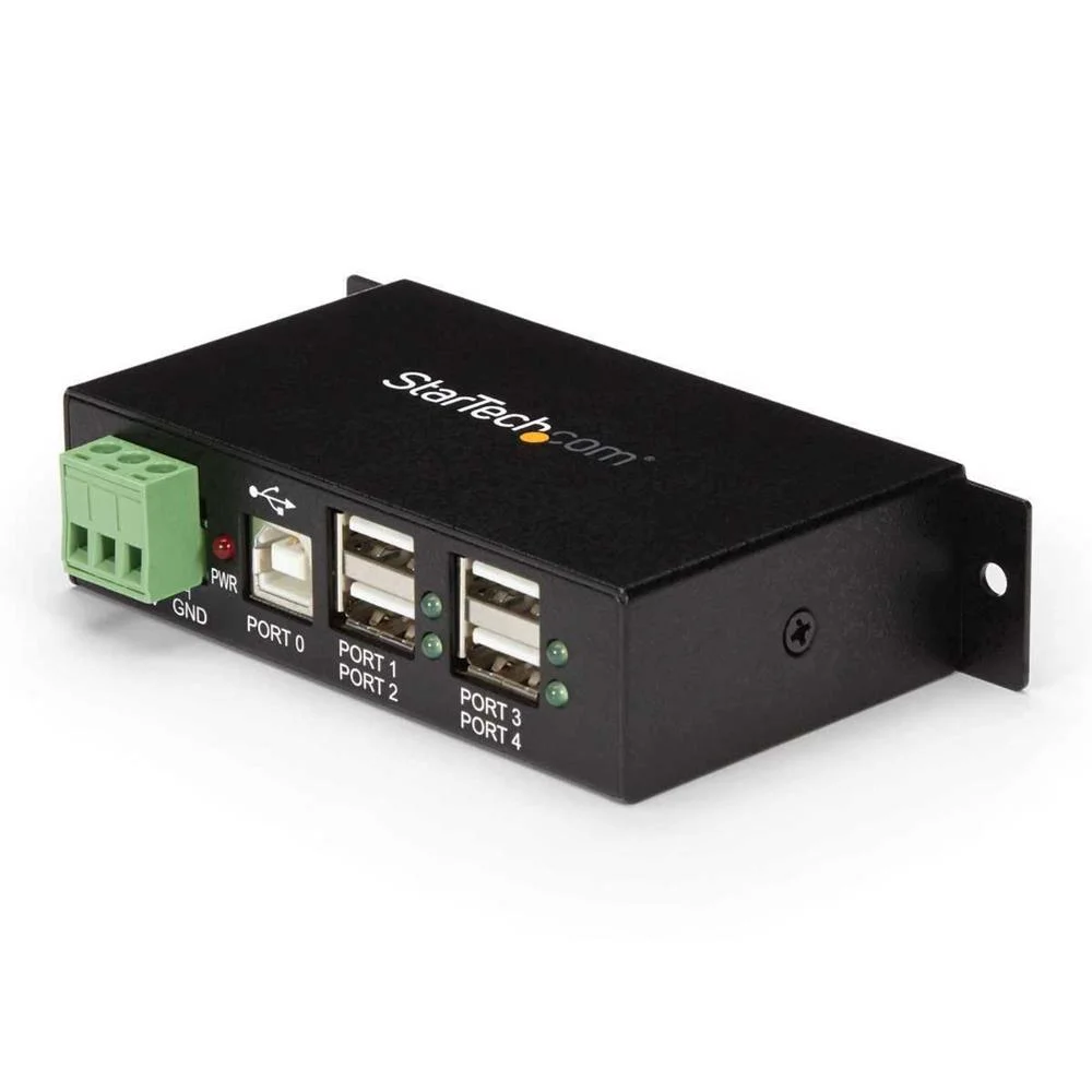 Startech.Com Concentrador Usb 2.0 Industrial de 4.