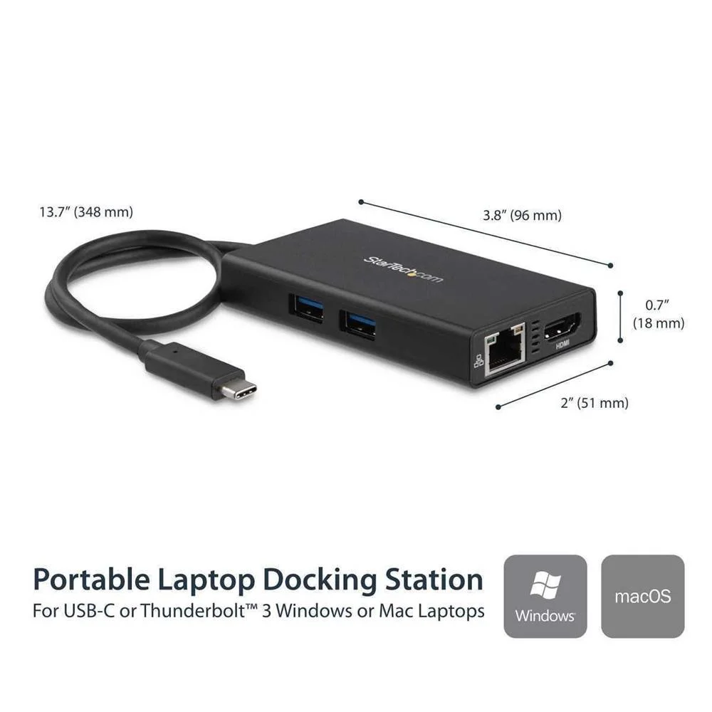 Startech.Com Dkt30chpd Base & Duplicador de Porta.